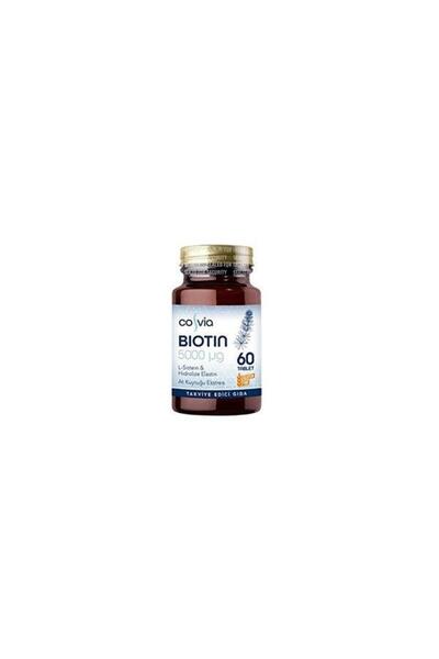 Viaxi Cosvia Biotin 5000 Mcg 60 Tablet (L-sistein, Hidrolize Elastin, At Kuyr...