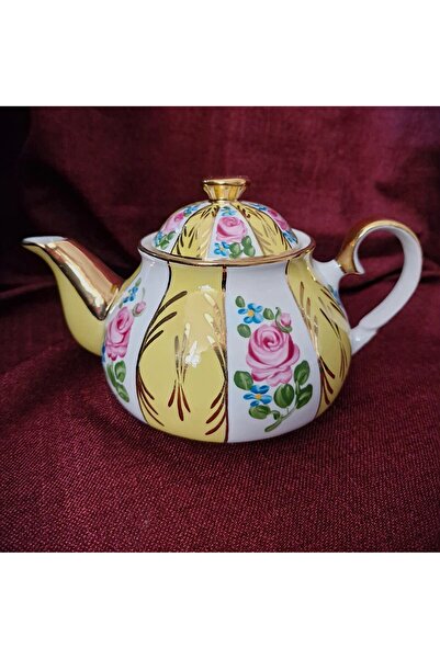 BY.RAYKA PORSELEN El Dekor Yellow Tee