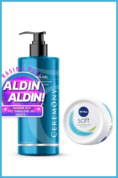 Ceremony Moisturizing & Purifying & Antipigmentation Effect Facial Cleansing Gel 400 ml Nivea 100 M