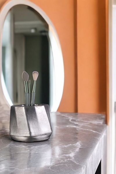 Evene Ασημί Antique Πολύχρωμο Organizer Μακιγιάζ - Organizer Πινέλο Μοντέλο 17