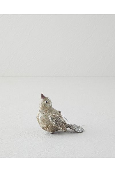 English Home Χριστουγεννιάτικο Δέντρο Becca - 8 cm Μπεζ Στολίδι