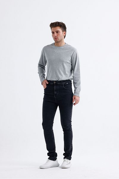 Dark Forest Tricou de bază cu mânecă lungă cu decolteu