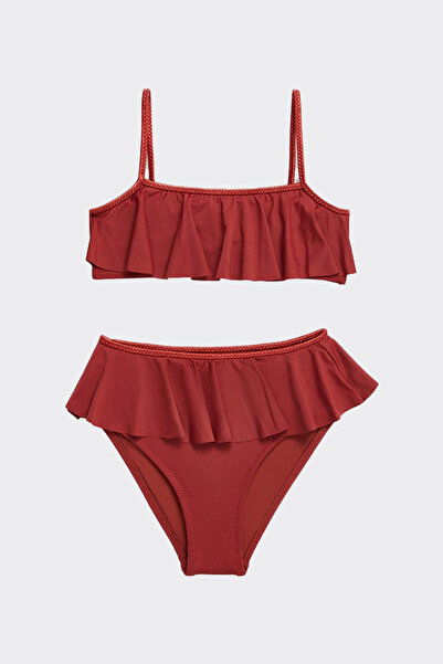 Panço Moeva Kız Çocuk Kırmızı Bikini