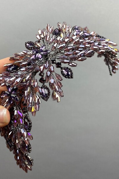 Limelia Accesoriu pentru banda de păr Arden Beaded Bridal Tiara