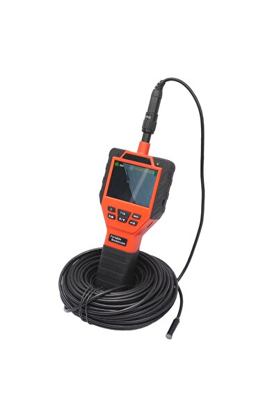 Ks05pl90-30f | 30m Fiber Yılan Tipi Boroskop Endoskop Kamera – 3.5" Lcd, 8.5mm Uç