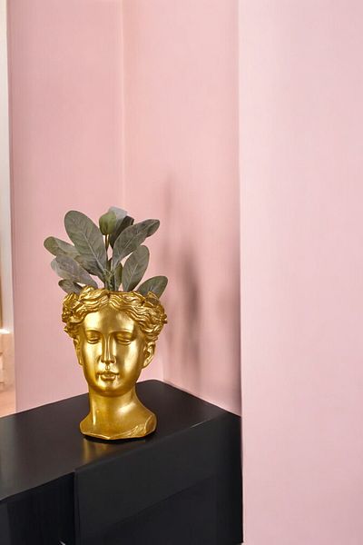 Evene Gold Colored Small Vase for Home Decoration - Tabletop and under Vase Model 37