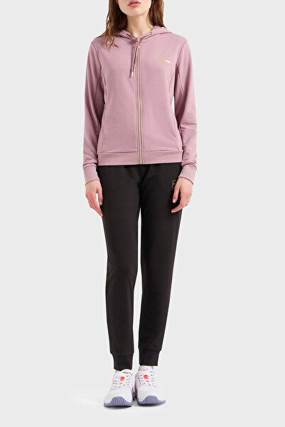 EA7 Fermuarlı Cepli Regular Fit Kapüşonlu Eşofman Takımı  EŞOFMAN TAKIMI 8NTV51 TJ9RZ 23BC