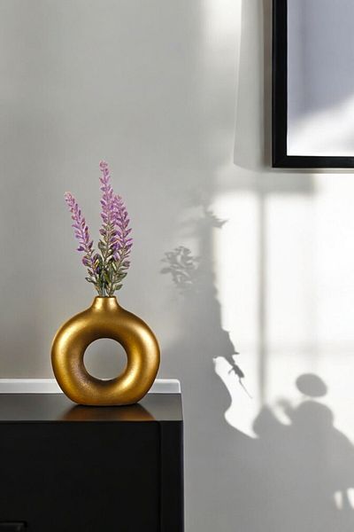 Evene Small Vase - Table Top and Home Decoration, Gold Antique Color Model 23