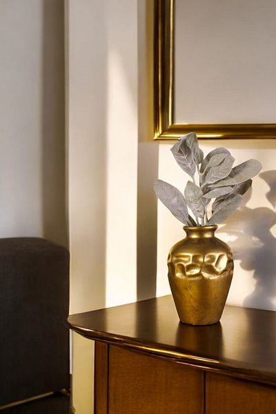 Evene Small Vase - Table Top and Home Decoration, Gold Antique Color Model 46