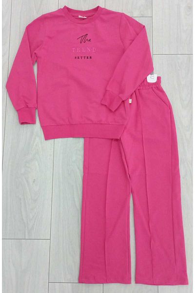 ROBA KIDS Girls & Boys, Compact 2-Thread, Embroidery Detail, Pocket, Bottoming Top Sweatshirt Suit Rb-8023