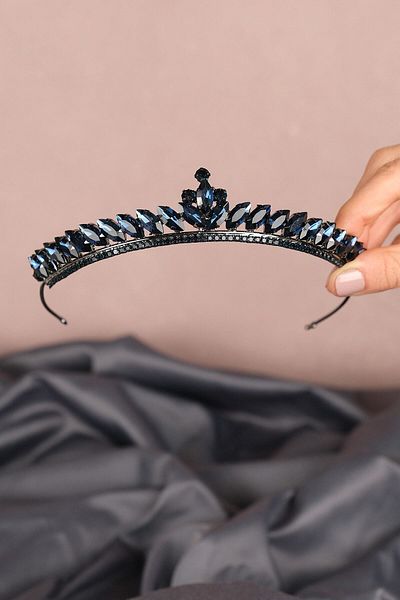 Hayalperest boncuk Thin Shuttle Stone Bridal Henna Crown