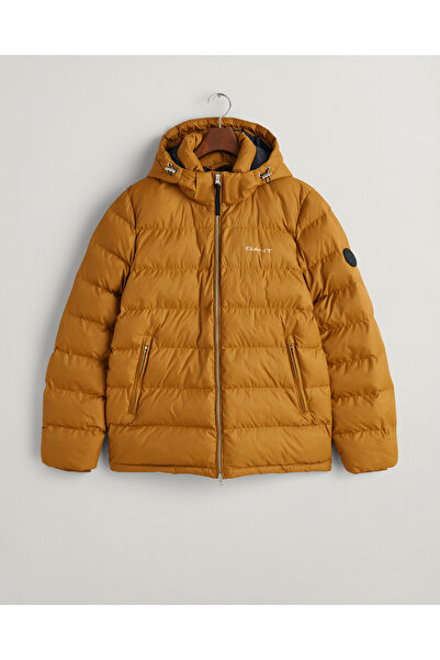 Gant Erkek Kahverengi Kapüşonlu Kapitone Mont