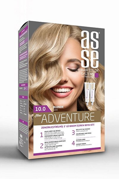 asse Adventure Set Saç Boyası No:10.0 Sarı