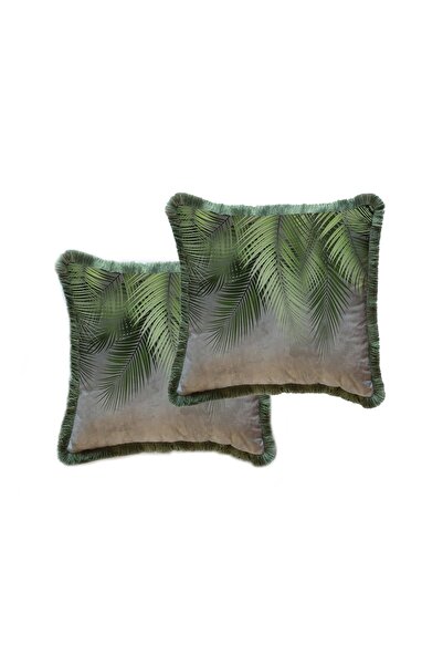 Divona Home DİVONA HOME İKİLİ PALMİYE YAPRAKLI ,TEDDY YASTIK 102-312 -397