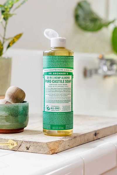 DR.Bronner's Multi-Purpose Liquid Soap with Almond Scent 473ml