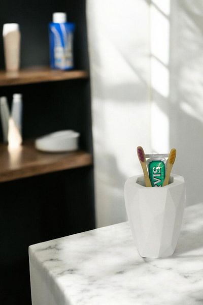 Evene Toothbrush Holder Toothbrush Holder Toothbrush Stand Toothbrush Holder White Model 19