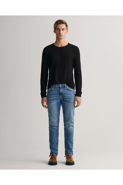 Gant Erkek Mavi Slim Fit Hayes Pantolon