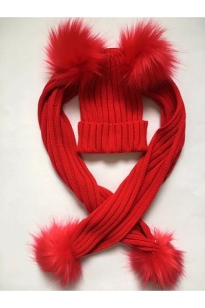 ESES BEBE Children/Baby Scarf Beanie Set
