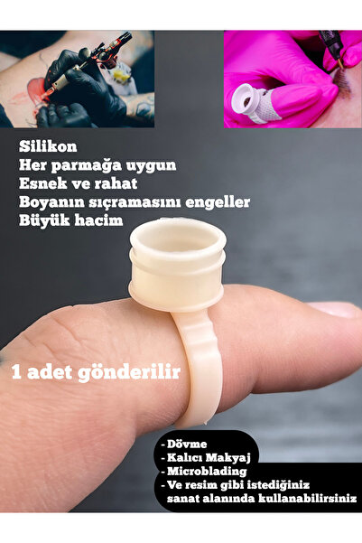 Karınca Tattoo Yüzük Pota Dövme Boya Kabı Dövme Malzemesi