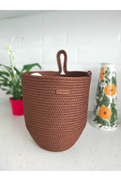 Tresshandicraft Poşetlik Koyu Kahverengi - Dekoratif Düzenleyici