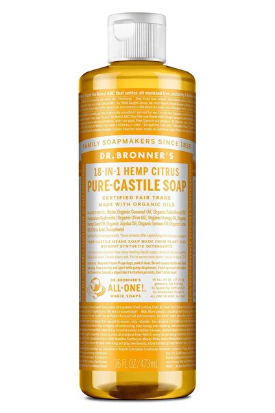 DR.Bronner's Multi-Purpose Liquid Soap Citrus Scented 473ml