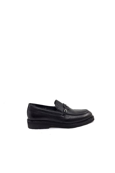 Smart 3513 Black Leather Eva Sole Men's Casual Shoes