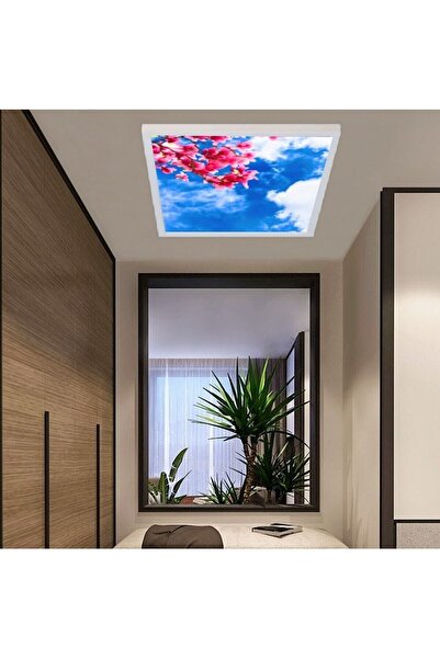 Gökyüzü Panel Ev Koridor 60watt-büyük Boy 60x60 -led Avize- Tavan Aydınlatma ...