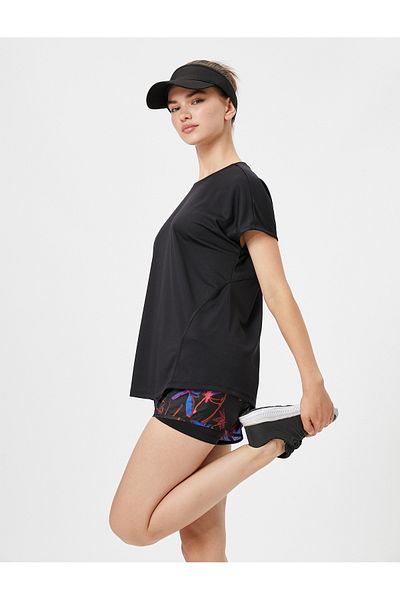 Koton Sports T-Shirt Crew Neck Short Sleeve