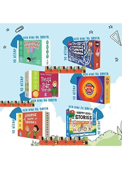 Mavi Kirpi Yayınları 4.Sınıf(6set)-Gökdeniz Türkiye Turunda1-2,Mete ile Çetin...
