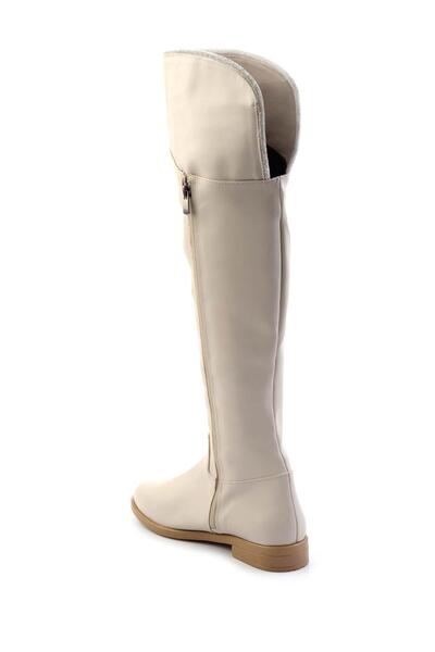 Bambi Bej  Kadın Çizme K03824700009