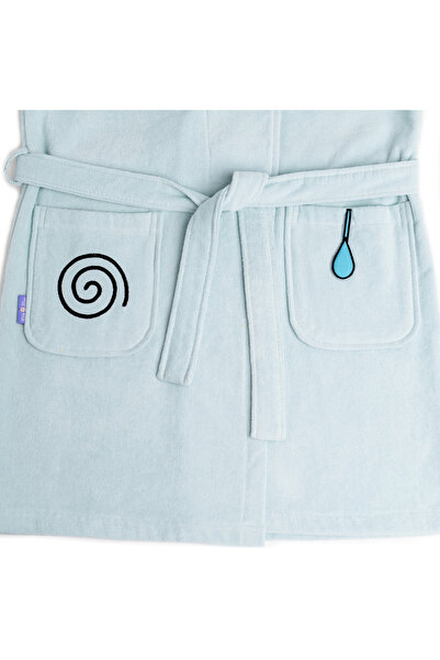 Milk & Moo Halat de baie albastru Sangalos din catifea pentru mama