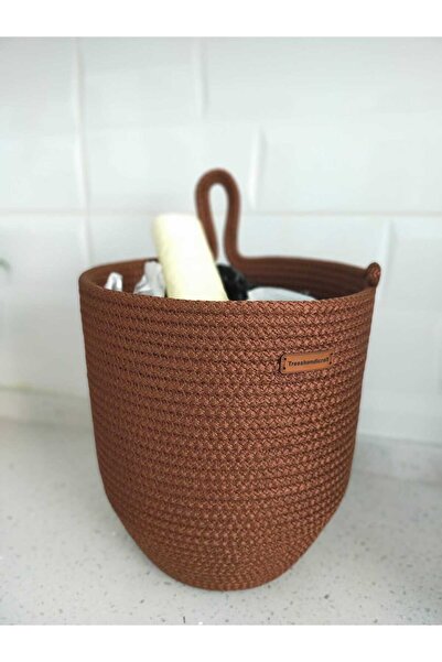 Tresshandicraft Poşetlik Koyu Kahverengi - Dekoratif Düzenleyici