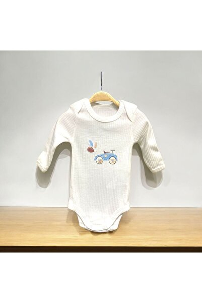 MİNİLOPPOO Printed Baby Bady Long Sleeve (Body Badi)
