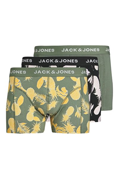 Jack & Jones Jack Jones Jacdan Trunks 3 Pack - Men's Black Boxer Clothing12256550-02