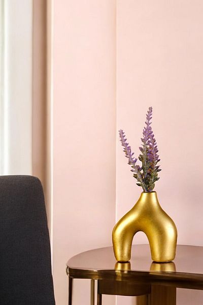Evene Gold Colored Small Vase - Table Top and Home Decoration Model 7