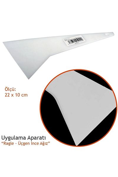 ERAKS CAR ACCESORIES Window Film Application Apparatus Triangle Thin Mouth Ragle 1 Piece