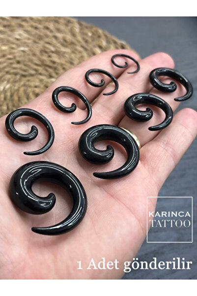 Karınca Piercing Septum Genişletici Pincher Spiral Ear Stretcher Gauge Taper Plug Tünel Piercing Genişletici