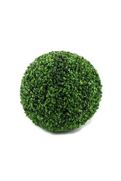 Nettenevime Yapay Çiçek Şimşir Top 28 CM Yeşil Top Ağaç Çiçeği