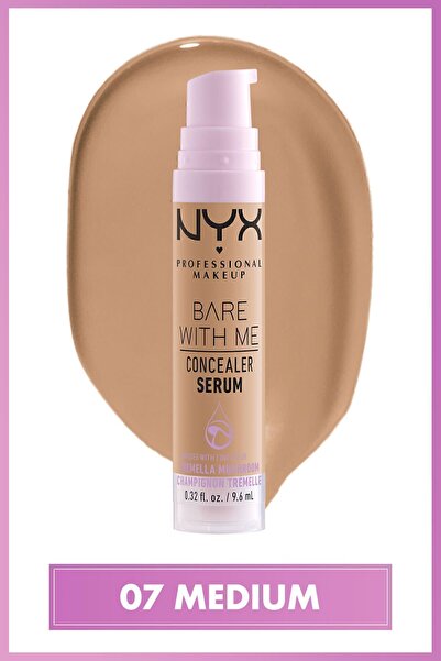 NYX Professional Makeup Bare With Me Kapatıcı Serum 07 Medium Concealer