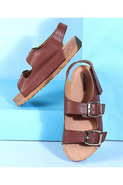 Pine kids Open Toe Sandals - Brown