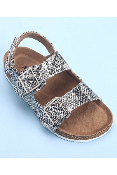 Pine kids Sandals with Velcro Closure - Silver
