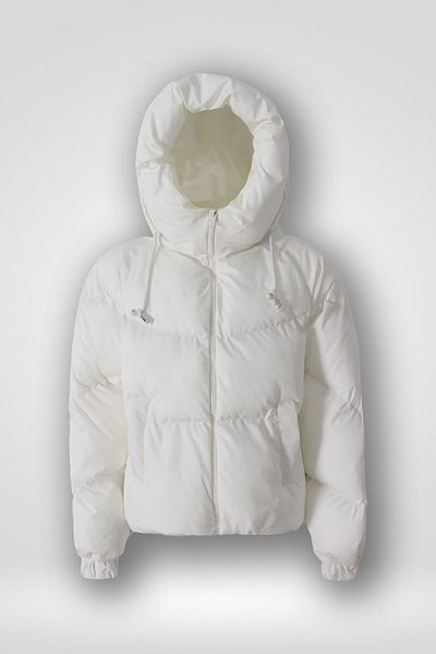 Hilal Moda Raglan Sleeve Detail Inflatable Coat