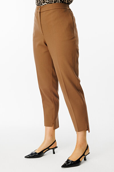Ekol Lycra Large Size Trousers with Elastic Waist
