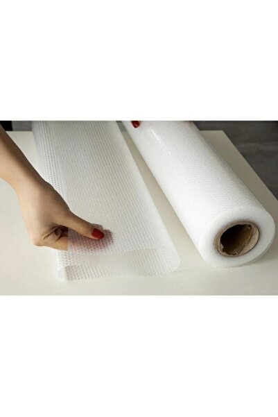 em safir حامل أرفف من الياقوت إيفا - 45 سم × 10 متر، درج داخلي غير قابل للانزلاق وغطاء رف