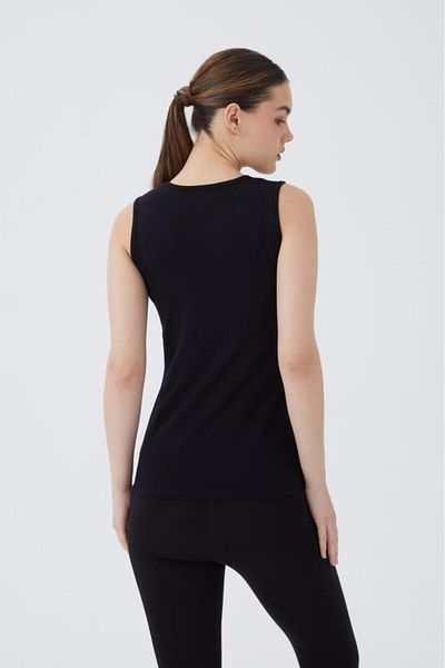 Almila Tricou pentru femei, din bumbac, fără mâneci, cu decolteu, 2048