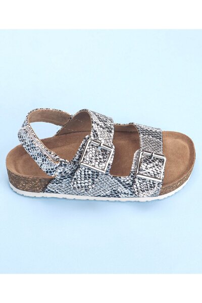 Pine kids Sandals with Velcro Closure - Silver
