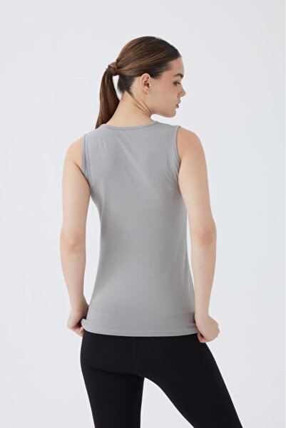 Almila Kolsuz Bisiklet Yaka Pamuklu Kadın Body T-Shirt 2048