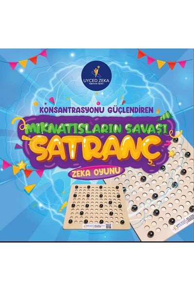 uyced üstün yetenekli çocuklar eğitim kurumları Battle of Magnets Chess - Magnetic Play Set