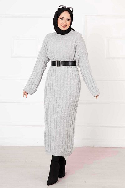 EBRUTESETTÜR HAIR BRAIDED KNITWEAR DRESS