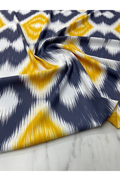 ipekkumaş İkat Pattern Dressing Shirt Holder Tivil Satin Fabric Produsul nostru este vândut în bucăți 1 bucată 1 metru